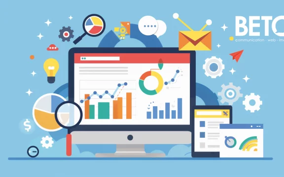 Graphique montrant les étapes de l'optimisation des mots-clés SEO